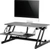 Postazione di lavoro per postura seduta ed eretta Neomounts NS-WS200BLACK Range Altezza: 15 fino a 40 cm Nero