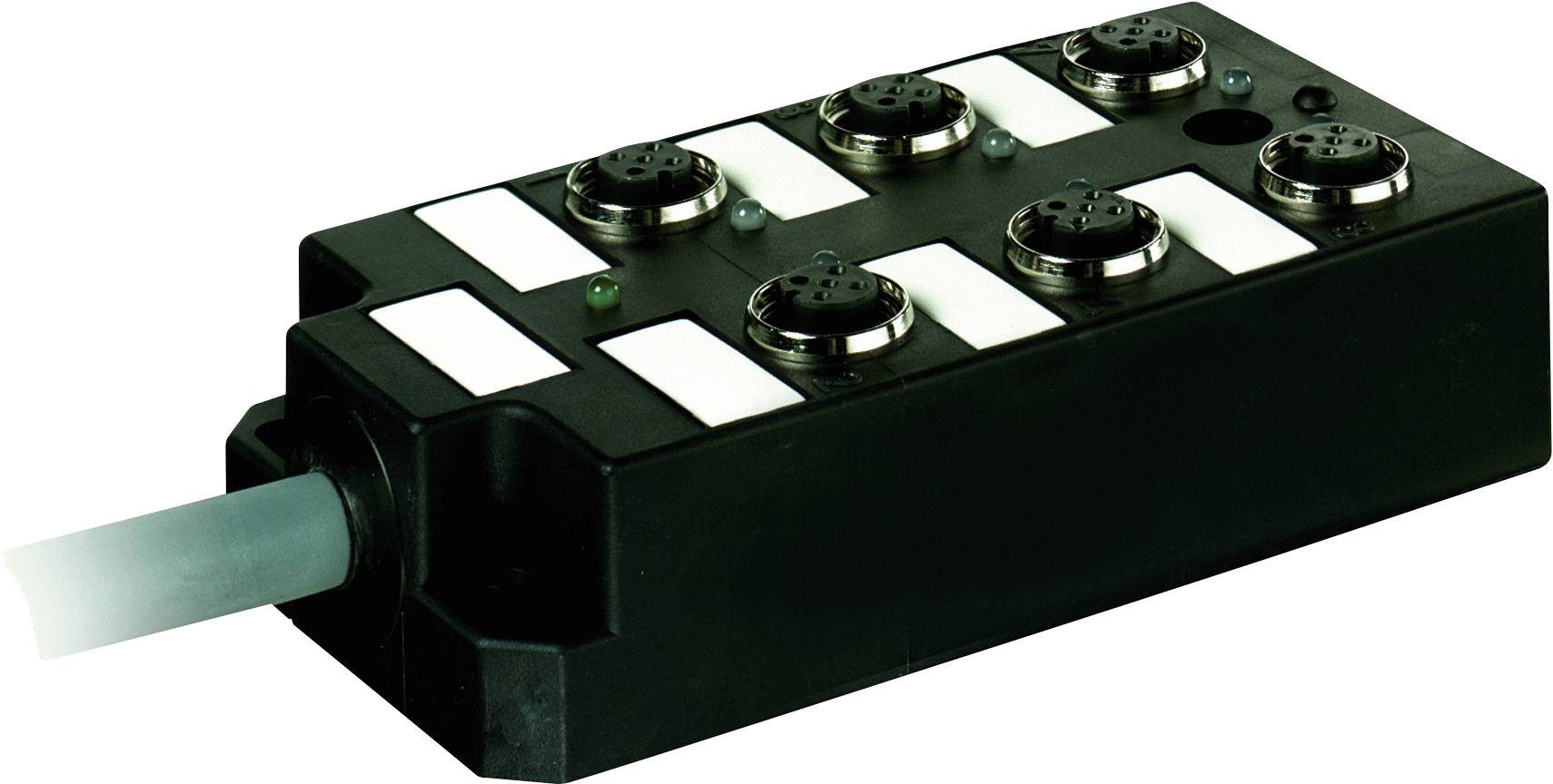 Murrelektronik 27843 27843 Scatola sensore attuatore passiva Distributore M12 con filettatura in plastica 1 pz. Pezzo