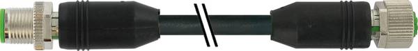Murrelektronik 7000-53001-7050500 Connettore confezionato per sensore o attuatore M12 x 1 Spina dritta, Presa dritta 5.00 m Numero di poli: 12 1 pz.