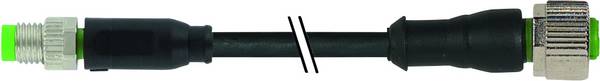 Murrelektronik 7000-88241-6300100 Connettore confezionato per sensore o attuatore M8 x 1 Spina dritta, Presa dritta 1.00 m Numero di poli: 3 1 pz.
