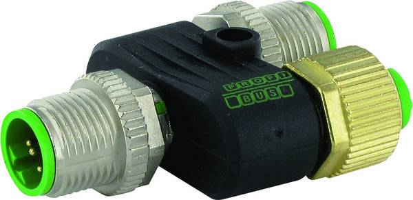 Murrelektronik 7000-44151-0000000 Pezzi a T M12 x 1 Spina dritta, Spina dritta Numero di poli: 5 1 pz.