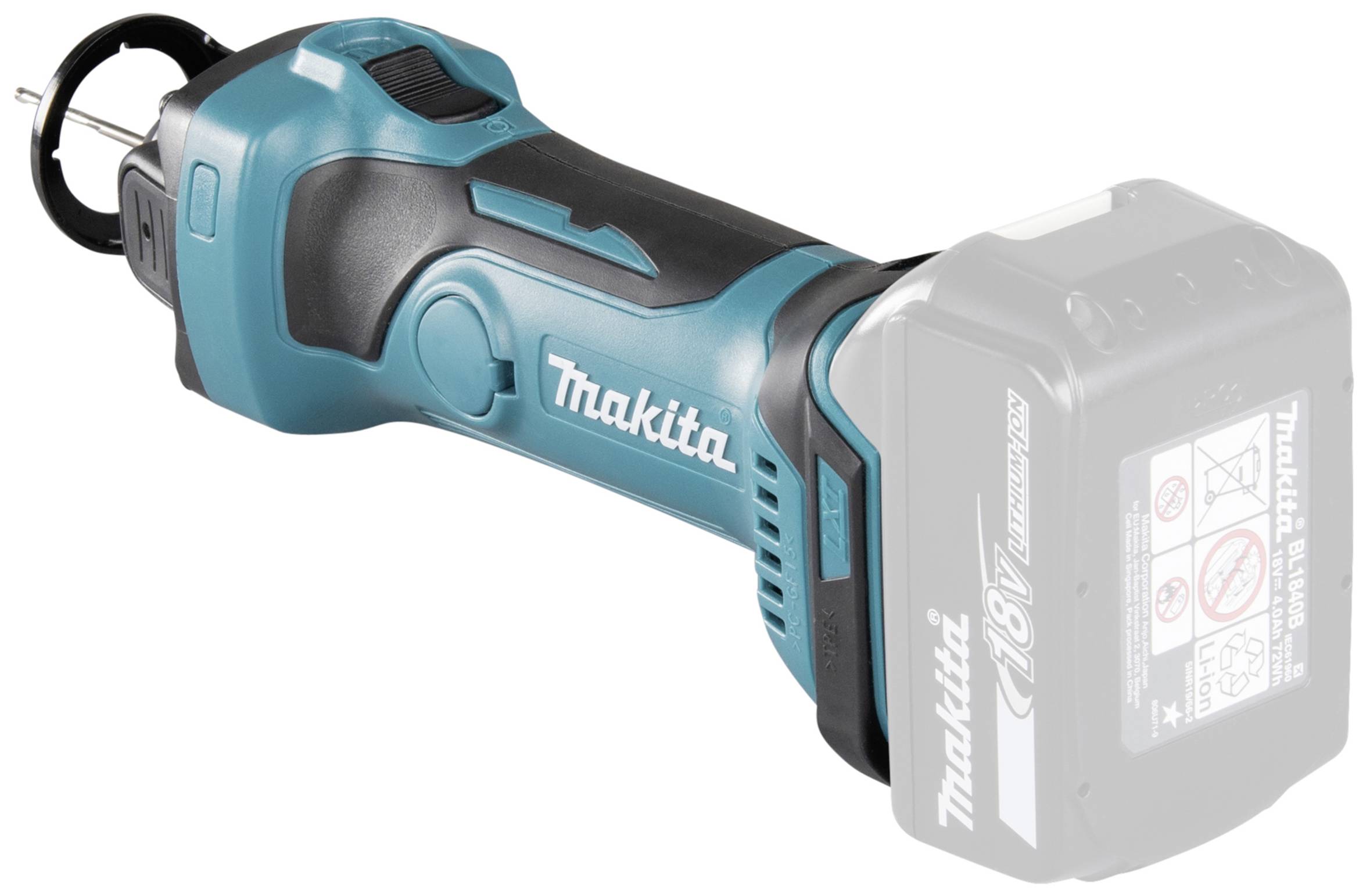 Taglio di rotazione della batteria Makita DCO180Z-3