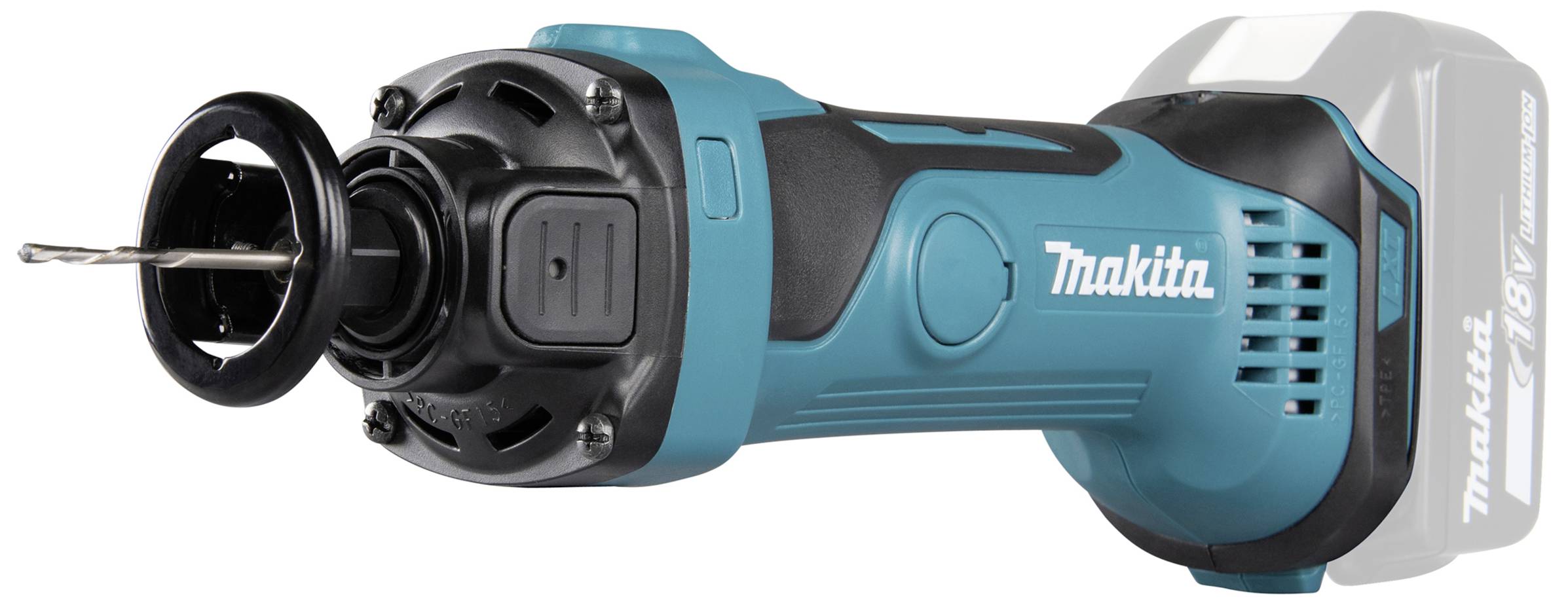 Taglio di rotazione della batteria Makita DCO180Z-17