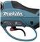 Utensile elettrico con simboli di sicurezza e comandi; logo Makita visibile.