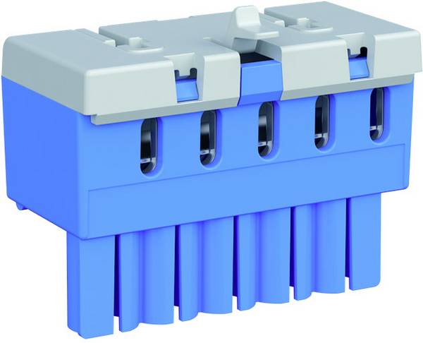 Striebel & John 2CPX062750R9999 ZK50B Morsetto flessibile: 1.5-4 mm² rigido: 1.5-1.5 mm² Numero Poli (num): 5 1 pz. Blu