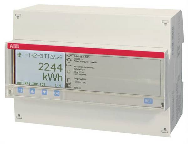ABB A44 452-100 2CMA170540R1000 Contatore corrente trifase digitale Approvazione MID: Sì 1 pz.