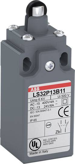 ABB 1SBV012213R1211 LS33P13B11 Interruttore Stantuffo IP65 1 pz.