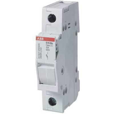 Interruttore automatico con leva ribaltabile e marcatura 'E 91/30s, Classe CC, 30A, 600V'.