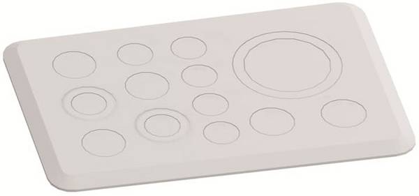 Striebel & John 2CPX010452R9999 Kit di fissaggio con stampa Plastica 1 pz.