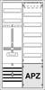 Striebel & John 2CPX035877R9999 KS215Z Armadio pensile Da parete Numero divisori = 5 Numero di righe = 5 Contenuto 1 pz.