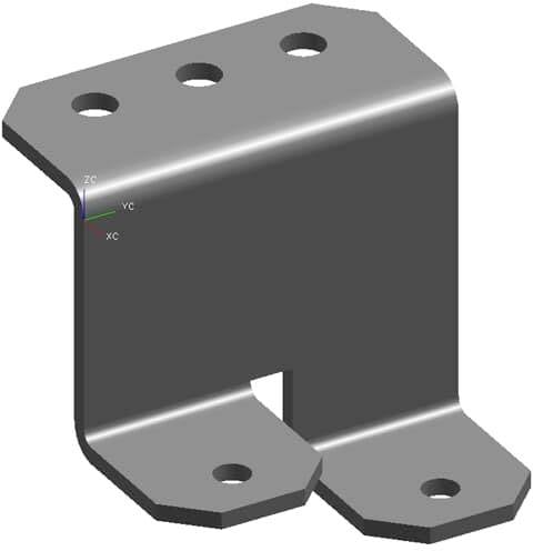 Striebel & John 2CPX062669R9999 Staffa di fissaggio ZX399 smissline li/re Staffa di montaggio 1 pz.