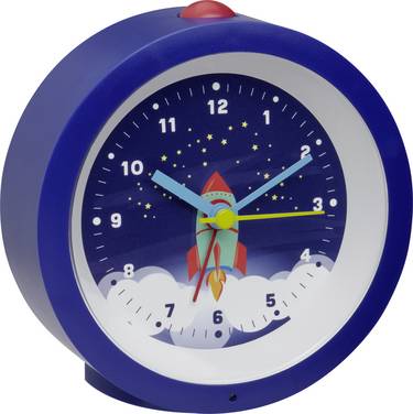 TFA Dostmann  60.1033.06  Quarzo  Sveglia  Blu      Movimento silenzioso (senza scatti)