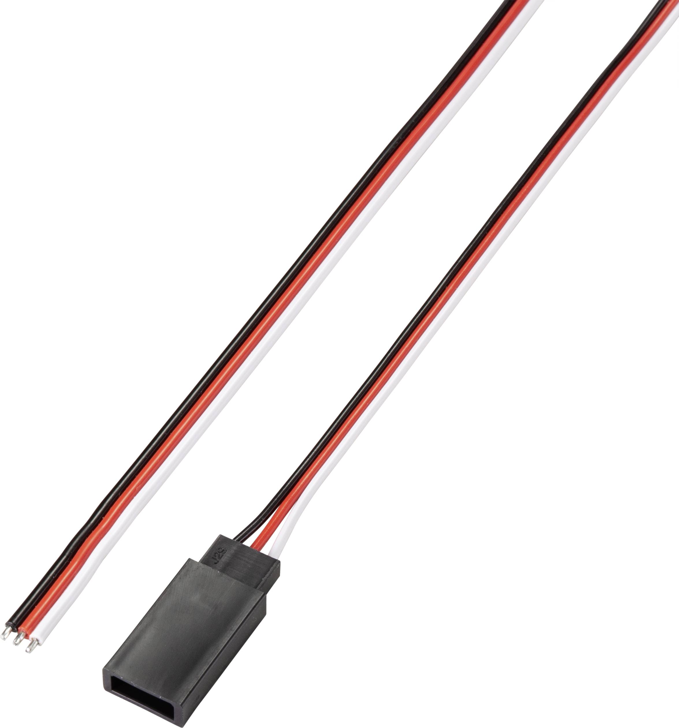 Reely Servo Cavo 10 pz. 30.00 cm 0.14 mm² piatto