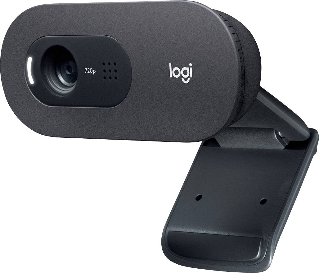 Logitech C505 Webcam HD Morsetto di supporto-1