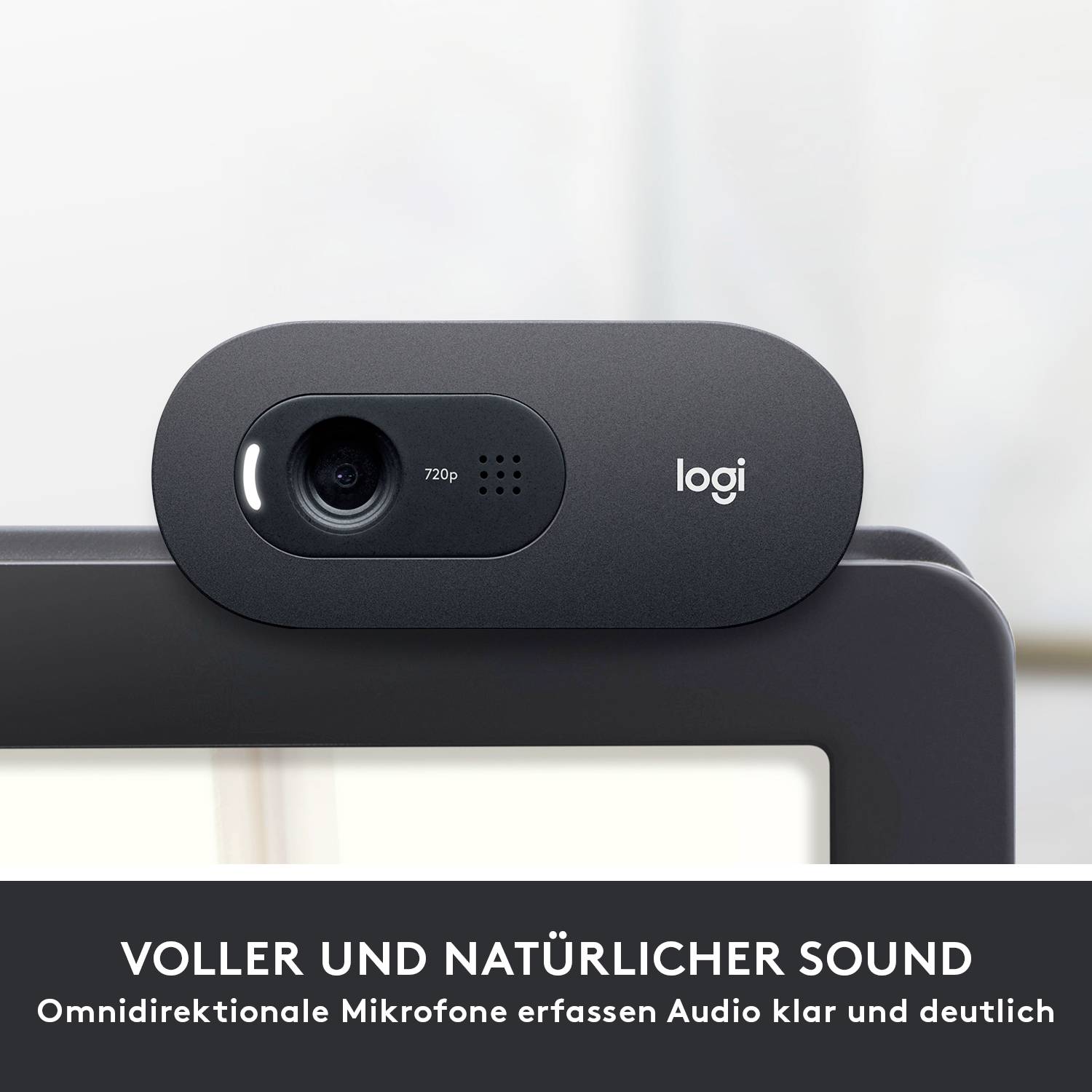 Logitech C505 Webcam HD Morsetto di supporto-9