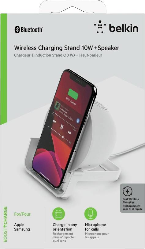 Belkin Caricatore a induzione 10 W AUF001vfWH AUF001 Bianco-2