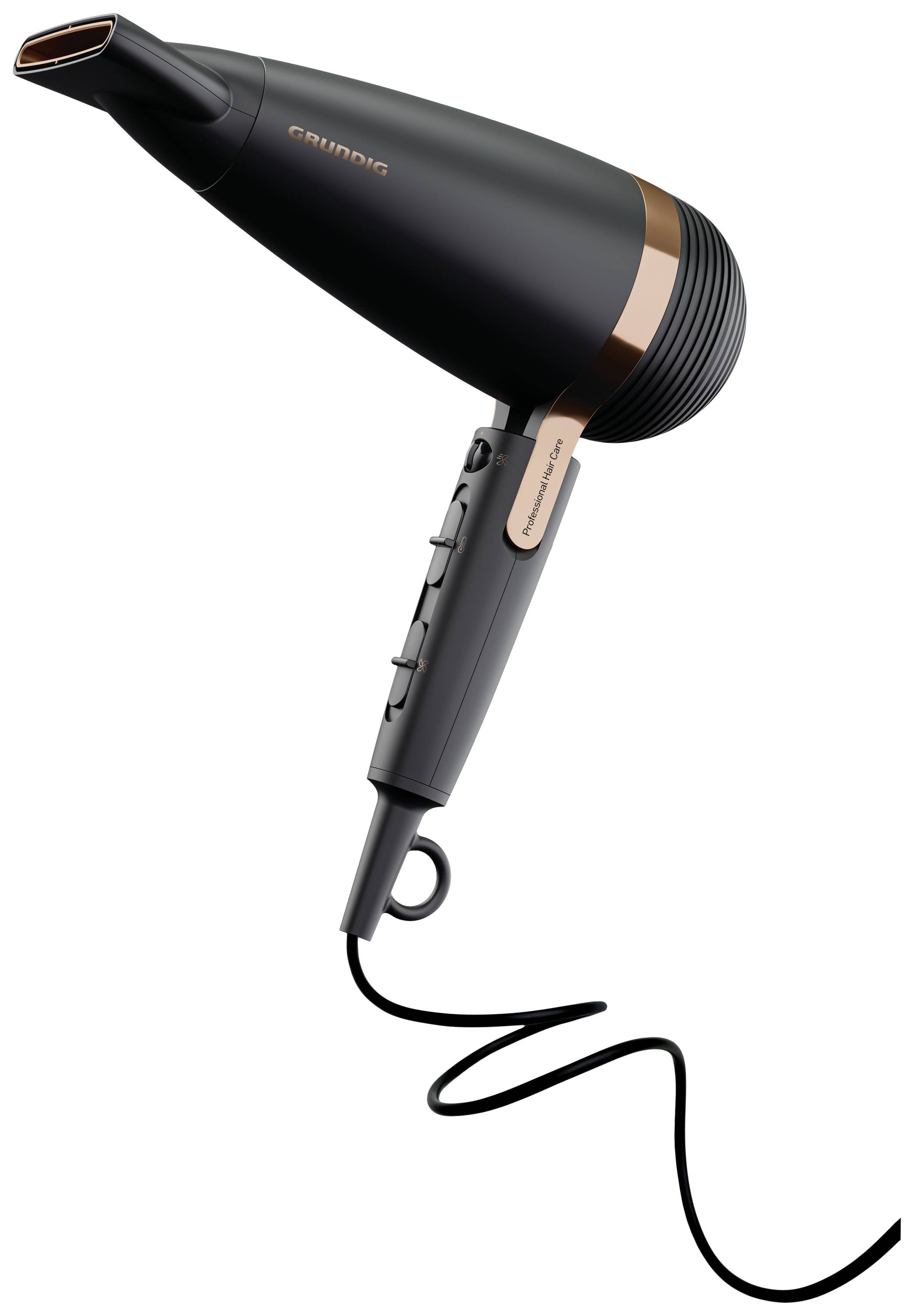 Grundig NaturaShine Ionic Asciugacapelli Nero, Rosa oro-4