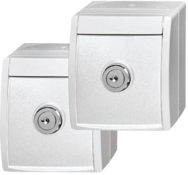 ABB 2CKA002083A0836  presa contatto di terra  bloccabile IP44 Bianco, Bianco puro (RAL 9010)