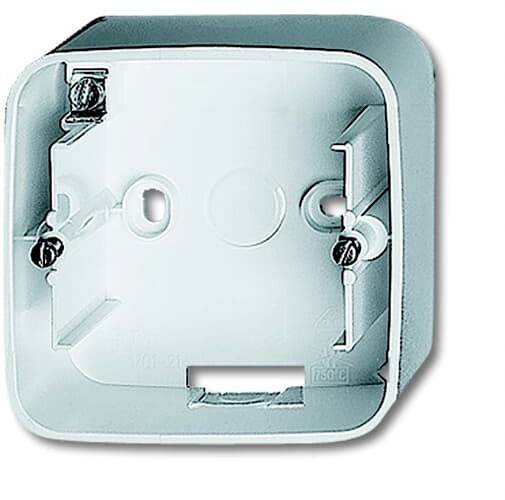 Busch-Jaeger 1 parte Cassetta a parete Alloggiamento a parete Bianco puro (RAL 9010), Bianco 2CKA001799A0295 1 pz.