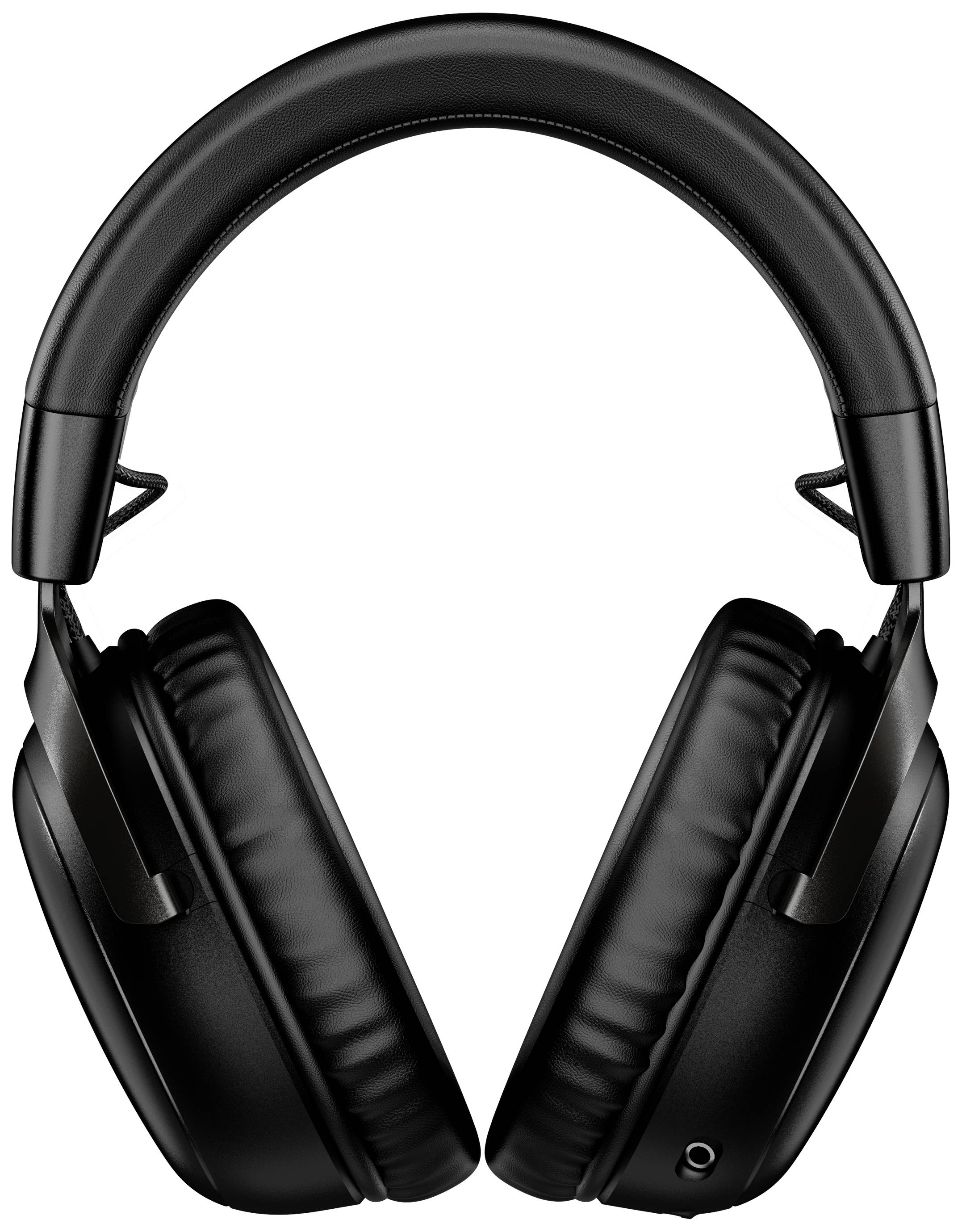 Cuffie Over-Ear wireless nere con padiglioni imbottiti, ideali per l'ascolto musicale e la riduzione del rumore.