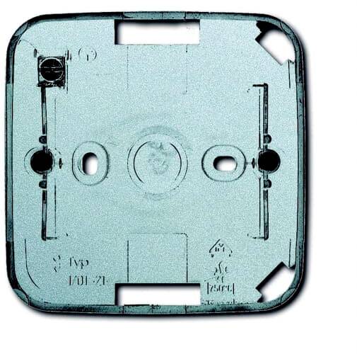 Busch-Jaeger 1 parte Cassetta a parete Alloggiamento a parete Alluminio, Alluminio brillante (RAL 9006), Opaco 2CKA001799A0905 1 pz.