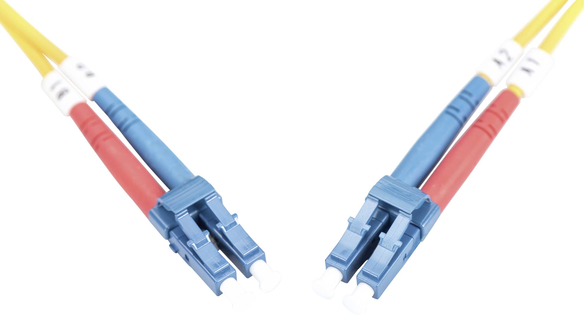 Digitus DK-2933-07 Fibra ottica Fibra ottica Cavo 7.00 m Giallo [1x Spina LC - 1x Spina LC] 9/125 µ Singlemode OS2-2
