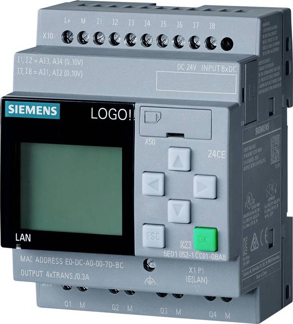 Siemens 6ED1052-1CC08-0BA1 Modulo di controllo PLC 24 V/DC