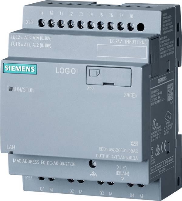 Siemens 6ED1052-2CC08-0BA1 Modulo di controllo PLC 24 V/DC
