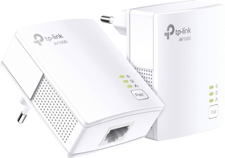 TP-Link TL-PA7017 KIT adattatore di rete PowerLine 1000 Mbit/s Collegamento ethernet LAN Bianco 2 pz-0
