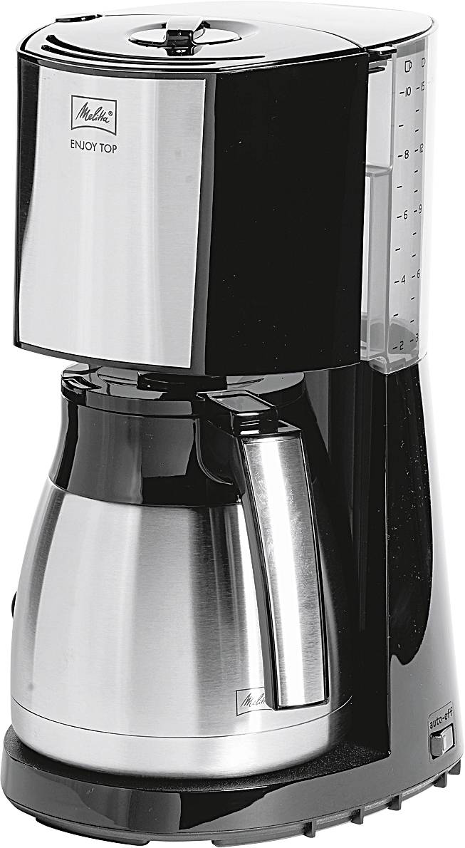 Goditi il ​​top therm 1017-08 caffettiere nero