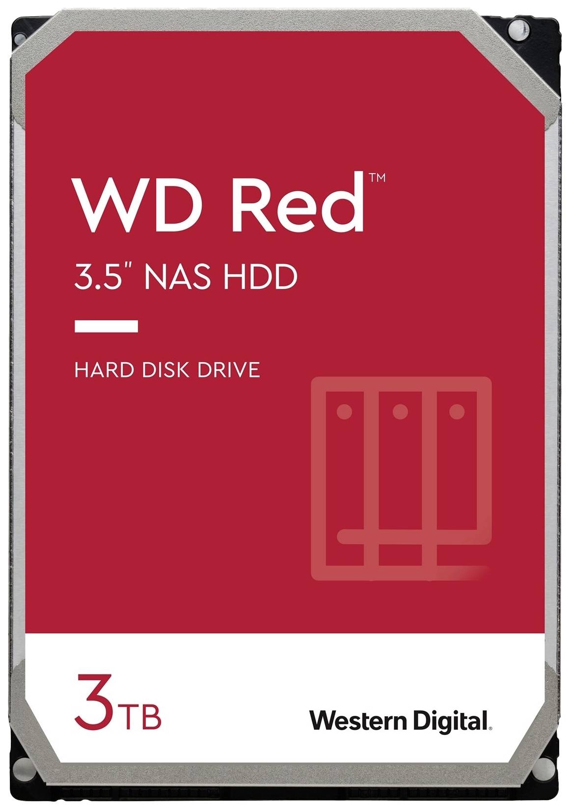 Western Digital WD Red™ 3 TB Hard Disk interno 3,5" SATA 6 Gb/s WD30EFAX Bulk-0