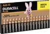 Duracell Plus Power Batteria Ministilo (AAA) Alcalina/manganese 1.5 V 32 pz.