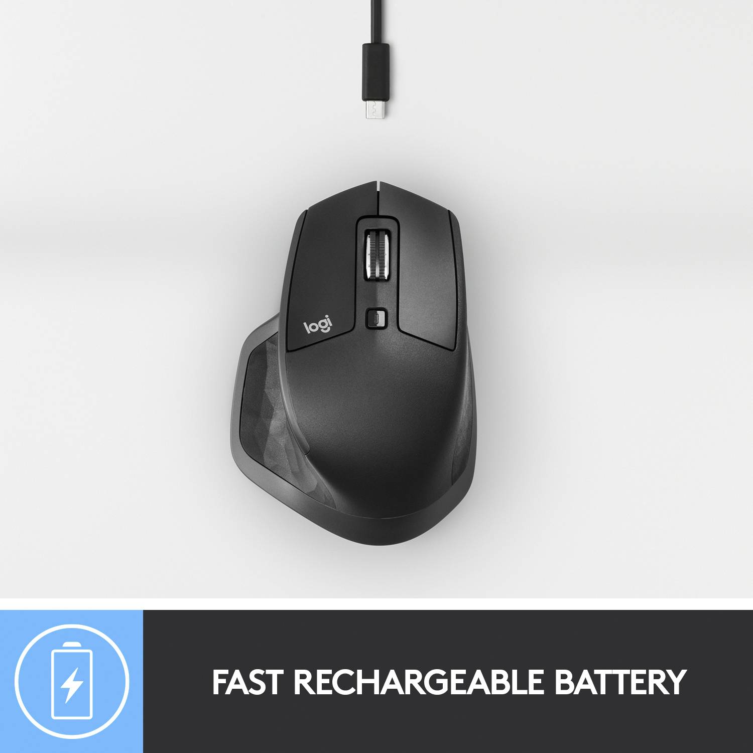 Logitech Logitech MX Master 2S - Maus - Laser - 7 Tasten Mouse ergonomico Senza fili (radio) Laser Multicolore 5 Tasti 4-14