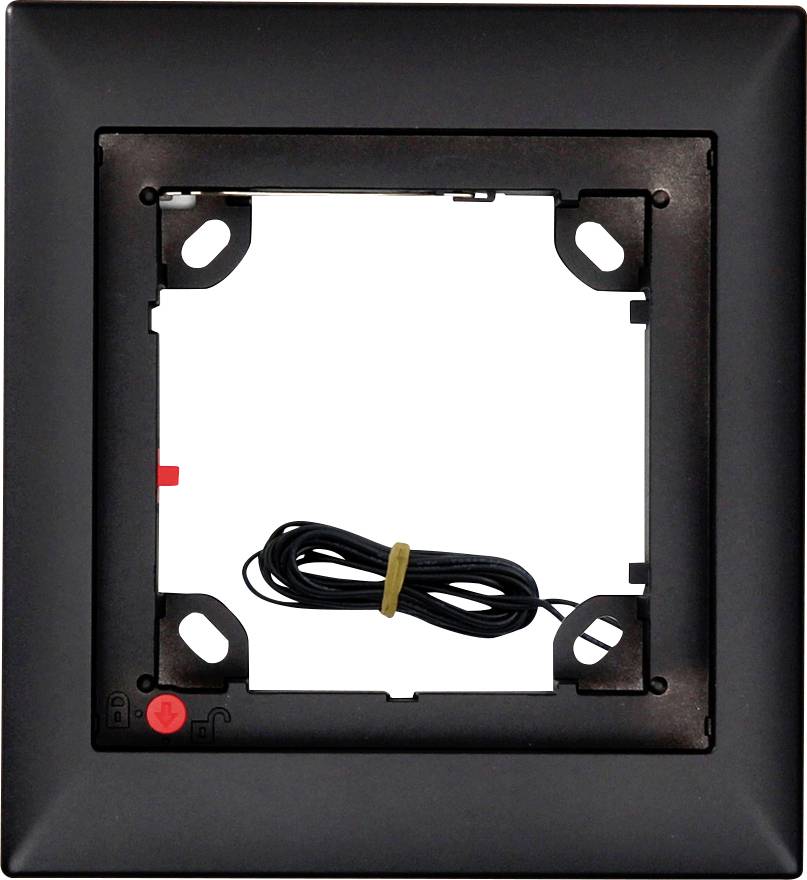 Mobotix MX-OPT-Frame-1-EXT-BL Accessorio citofono Accessorio di montaggio Nero