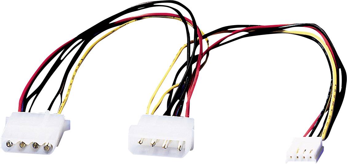 Due spine elettriche bianche sono collegate tra loro, con cavi di colore nero, rosso e giallo.