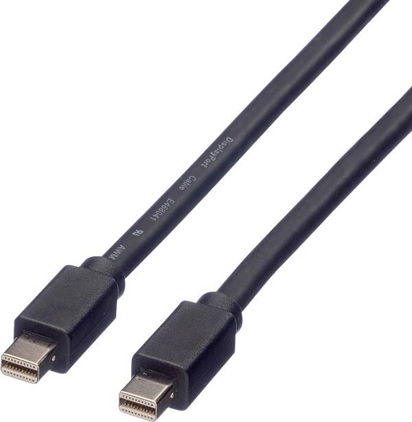 Cavo DisplayPort ROLINE, Mini DP ST - Mini DP ST, nero, 2 m