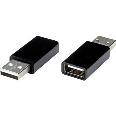 Due chiavette USB nere, una che mostra il lato della porta, l'altra il lato del corpo; entrambe poggiate su una superficie bianca.