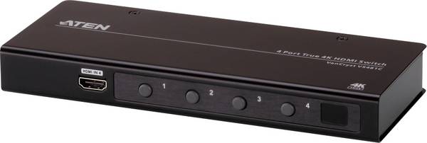 ATEN VS481C 4+1 Porte Switch HDMI  Controllabile via PC, Con telecomando 4096 x 2160 Pixel