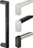 Rohde A3-25.300.S01 Maniglia tubolare Nero, Argento (L x L x A) 320 x 25 x 61 mm 1 pz.
