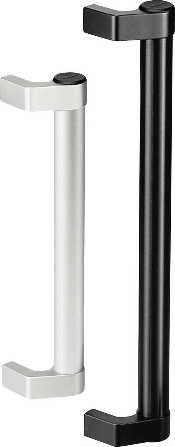 Rohde W1-30.F400.S01 Maniglia universale Nero, Argento (L x L x A) 425 x 30 x 66.5 mm 1 pz.