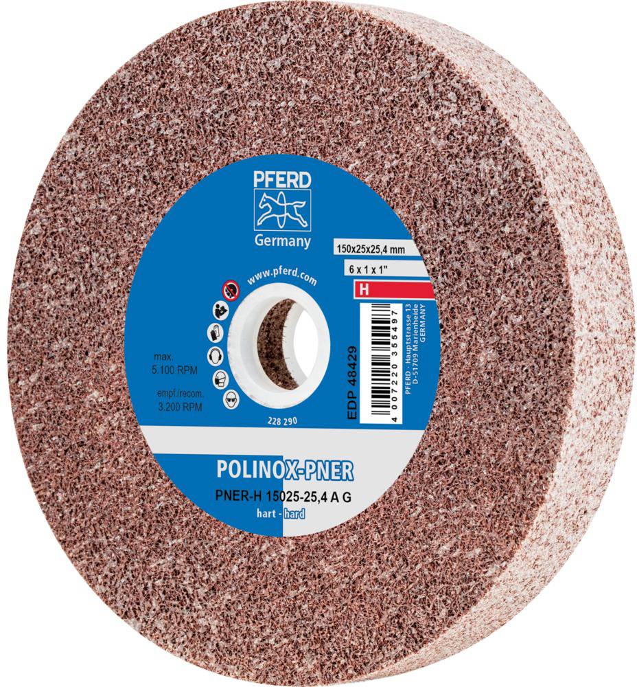 PFERD TOOLS 44691061 Polinox smerigliatrice compatta 150 x 25,4 mm corindone A ruvido duro 150 mm 1 pz.