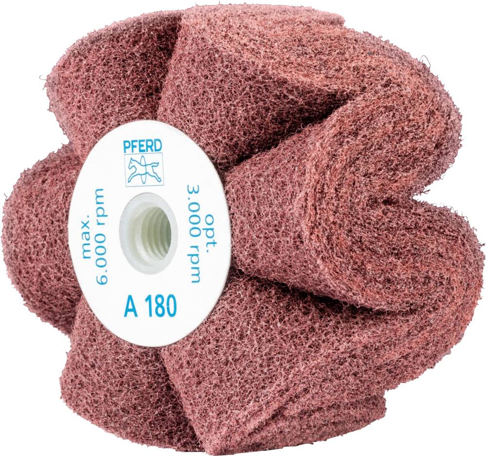 PFERD TOOLS 44642202 Poliolo in fibra di vetro PNG POLINOX Ø filettatura 100 x 50 mm M14 A 180 per levigatura fine e finitura 100 mm 5 pz.