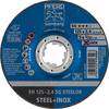 PFERD TOOLS SG STEELOX 61340125 Disco da taglio con centro depresso 125 mm 25 pz. Acciaio inox, Acciaio