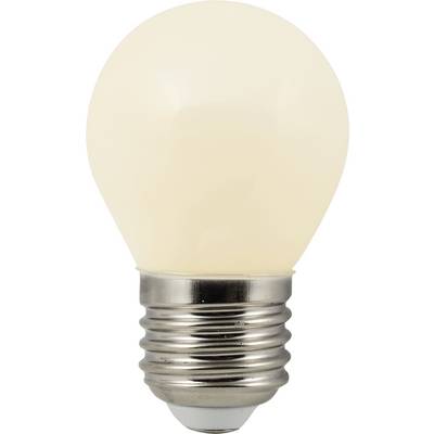 Lampadina con attacco metallico, vetro trasparente, in posizione verticale, su sfondo bianco.