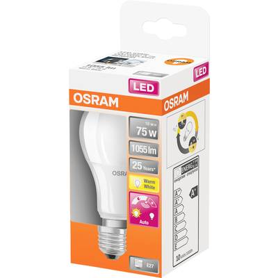 Acquista OSRAM 4058075428287 LED (monocolore) ERP F (A - G) E27 Forma  cilindrica 10 W = 75 W Bianco caldo non dimmerabile, incl. da Conrad