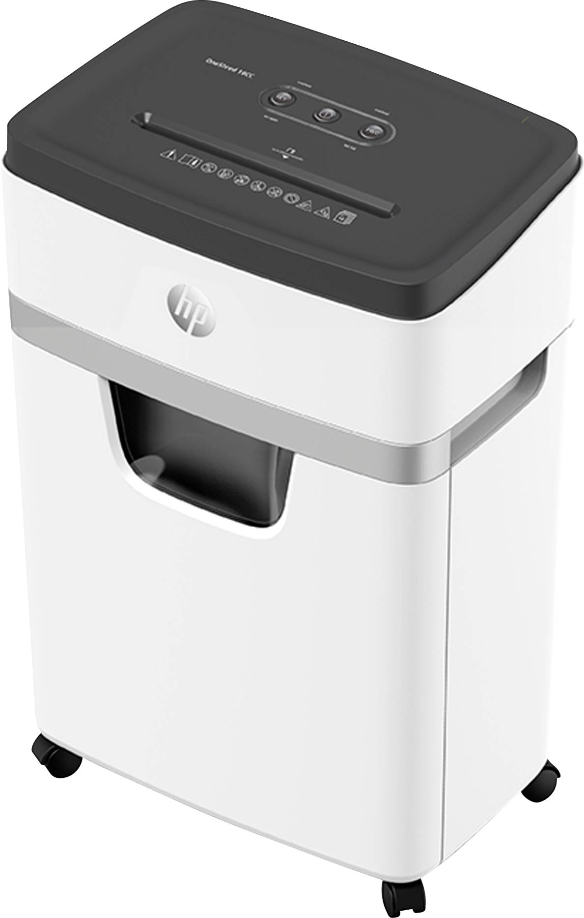 HP OneShred 18CC Distruggi documenti 18 Foglio Taglio a frammenti 4 x 35 mm P-4 25 l Distrugge anche Graffette, Carta di-0