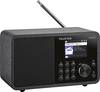 Telestar Radio Internet da tavolo Internet, DAB+, FM AUX, Bluetooth, DLNA, USB, WLAN, Internetradio funzione di registrazione , compatibile DLNA, incl. telecomando, Funzione allarme Nero