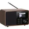 Telestar DIRA M 14i Radio Internet da tavolo Internet, DAB+, FM AUX, Bluetooth, DLNA, USB, WLAN, Internetradio funzione di registrazione , compatibile DLNA, incl. telecomando, Funzione allarme Legno (scuro)