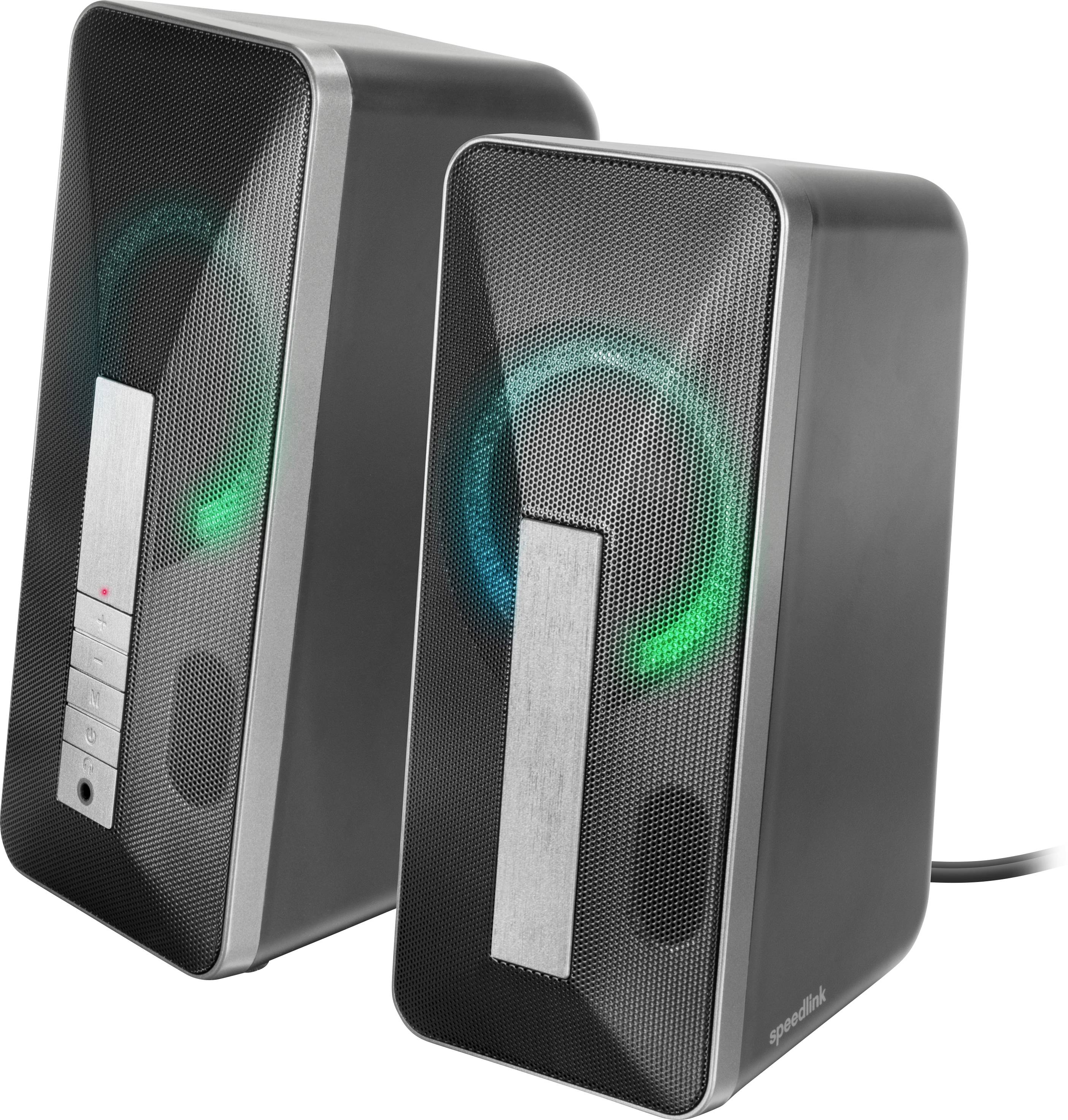 SpeedLink SL-810007-BK 2.0 Altoparlante per PC USB 10 W Nero
