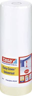 tesa  04368-00007-03 Pellicola di protezione per superfici tesa Easy Cover® Marrone chiaro (L x L) 17 m x 2.6 m 1 pz.